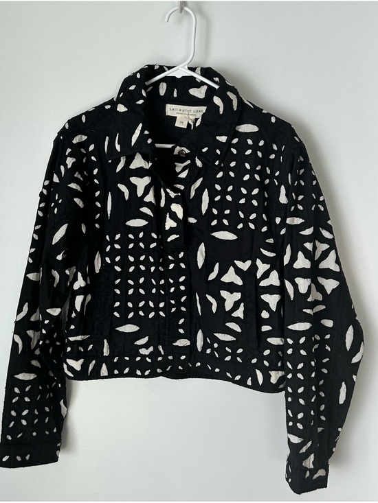 saltwater LUXE Jackets & Blazers - saltwater LUXE Black & White Jayme Jacket